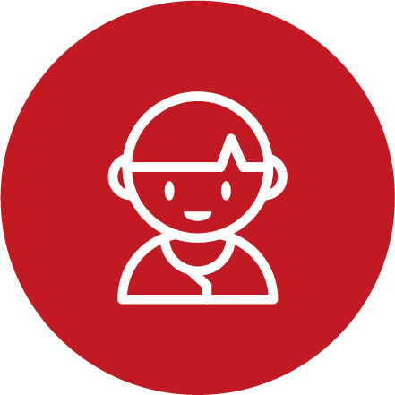 補充營養的孩童